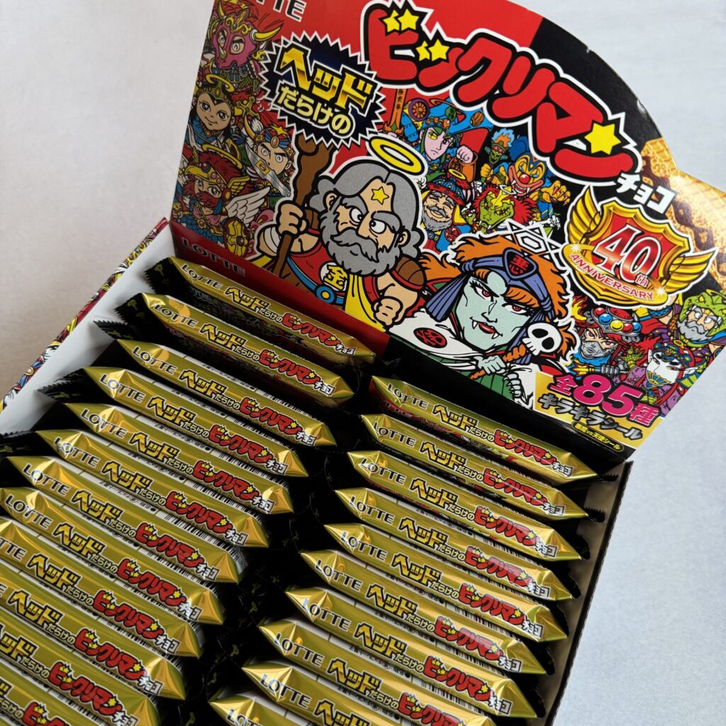 ヘッドだらけのビックリマンチョコ
