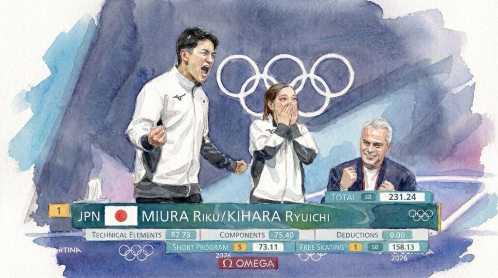 りくりゅうペア